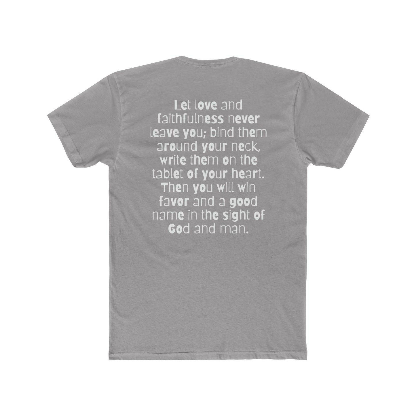 Christian T-Shirt (Proverbs 3:3-4)