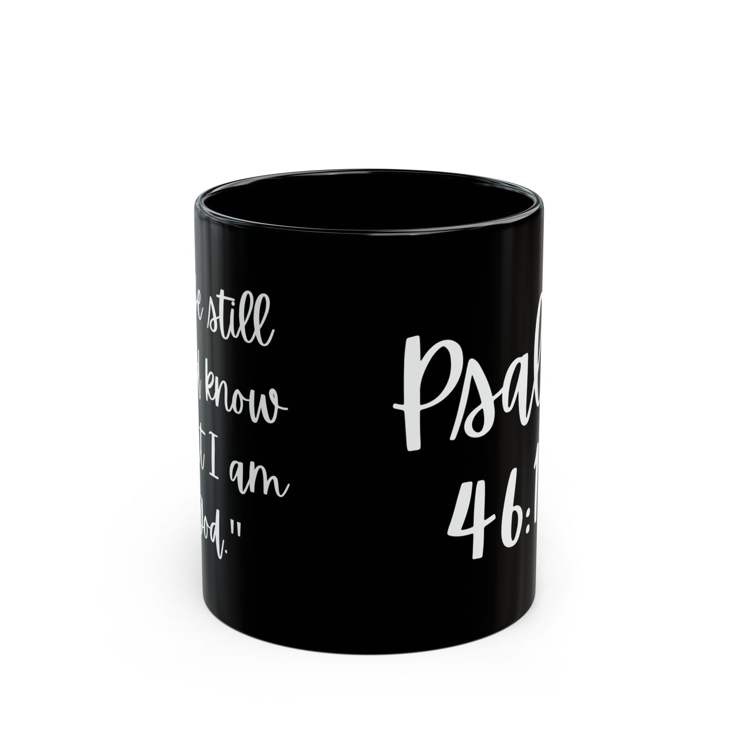 Black Mug (Psalm 46:10)