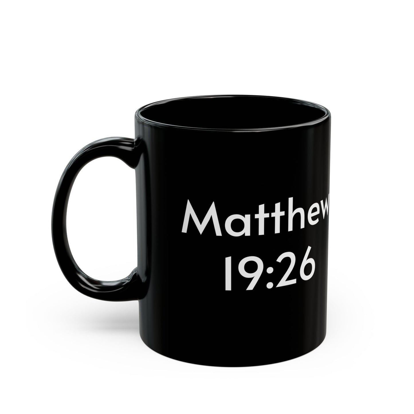 Black Mug (Matt 19:26)