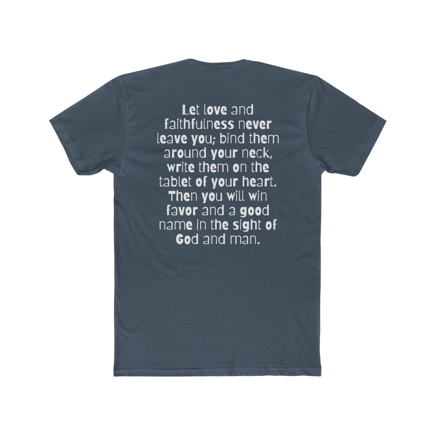 Christian T-Shirt (Proverbs 3:3-4)