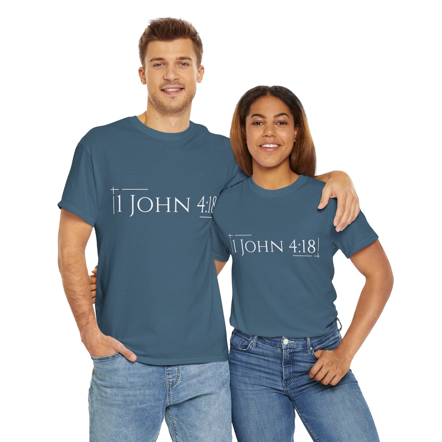 Christian T-Shirt (1 John 4:18)