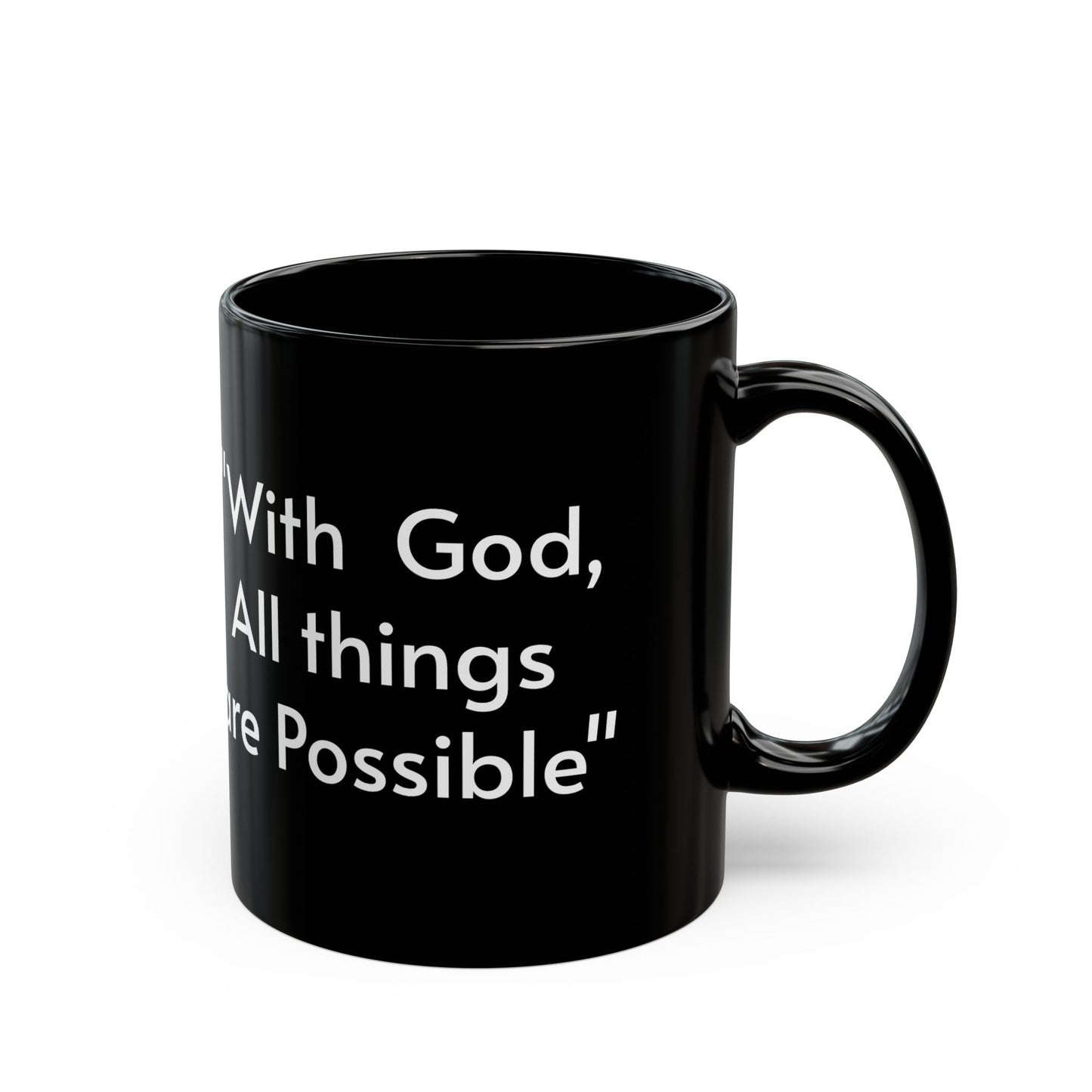 Black Mug (Matt 19:26)