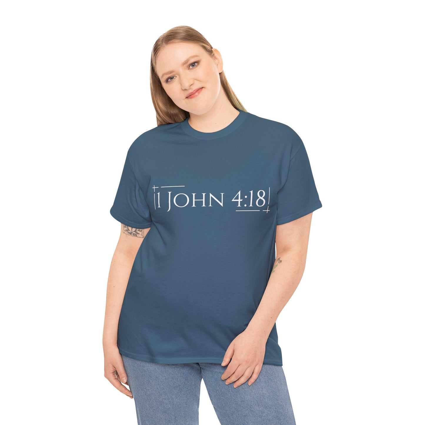 Christian T-Shirt (1 John 4:18)