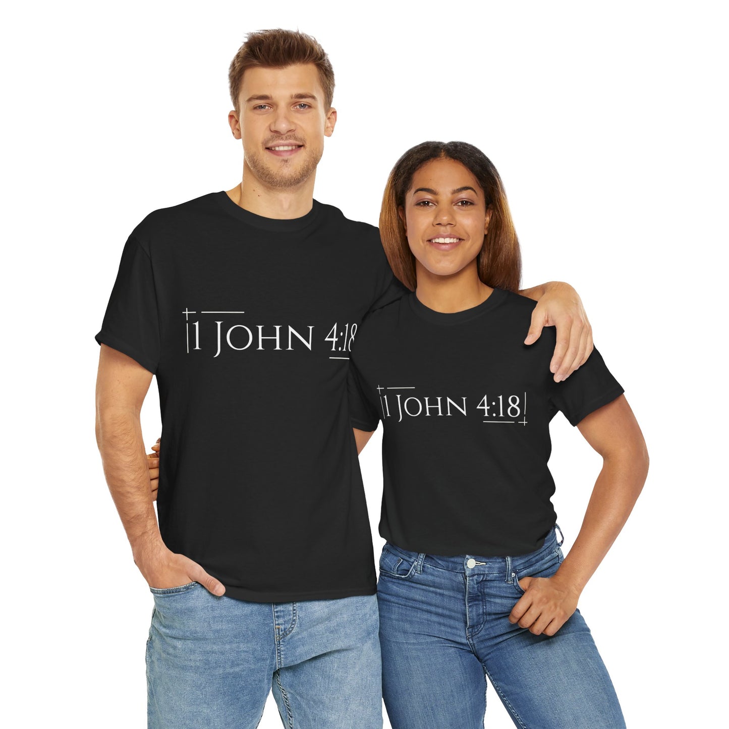 Christian T-Shirt (1 John 4:18)