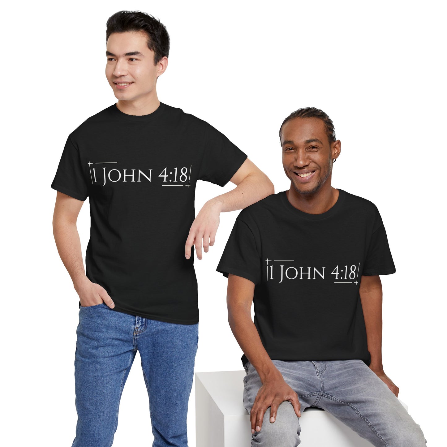 Christian T-Shirt (1 John 4:18)