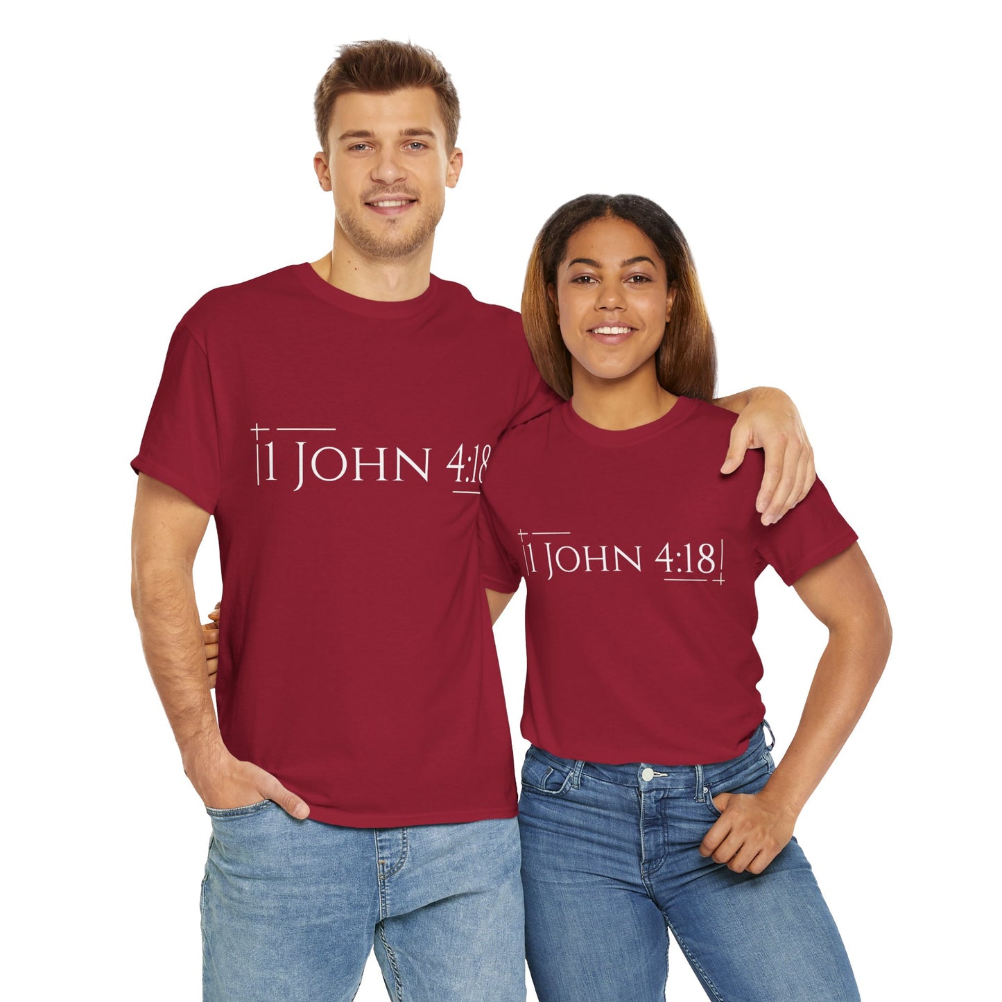 Christian T-Shirt (1 John 4:18)