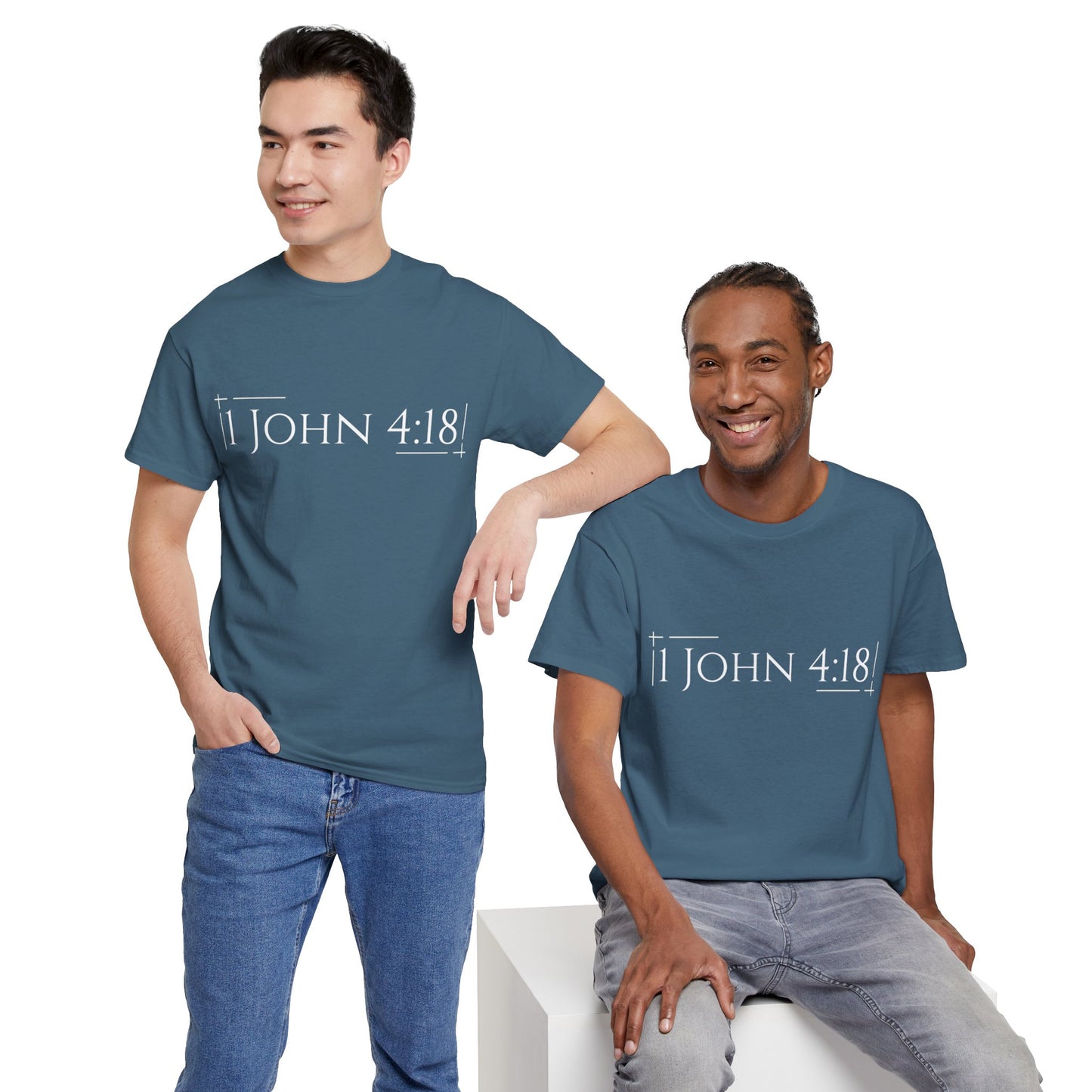 Christian T-Shirt (1 John 4:18)