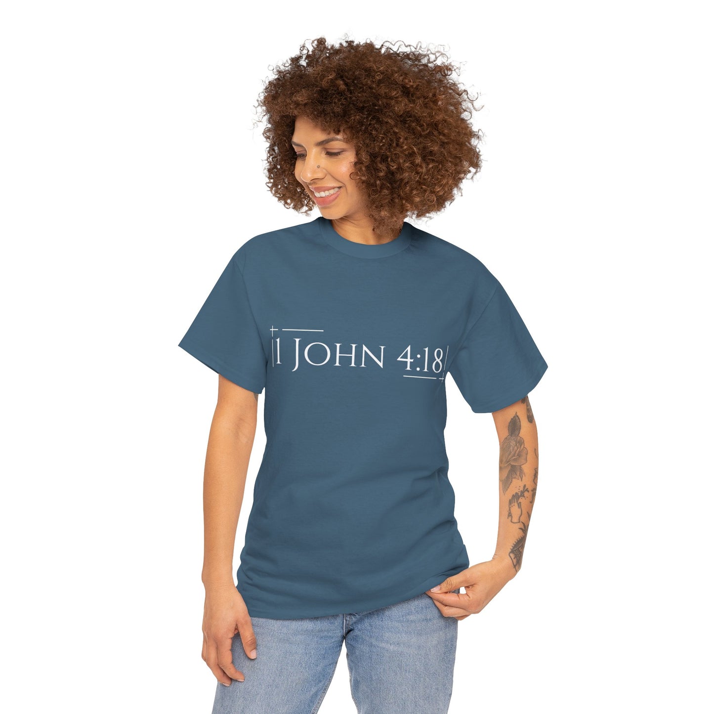 Christian T-Shirt (1 John 4:18)