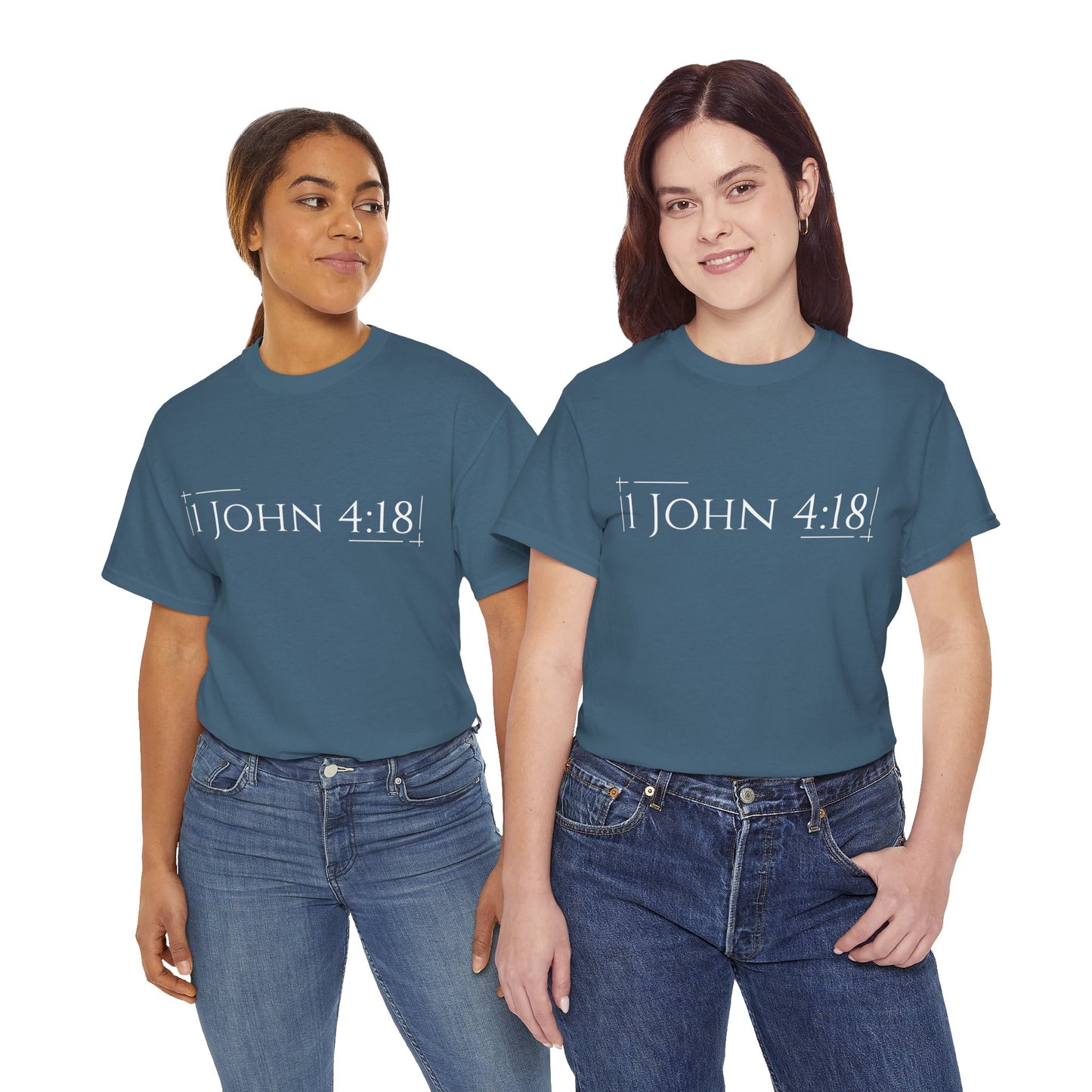 Christian T-Shirt (1 John 4:18)