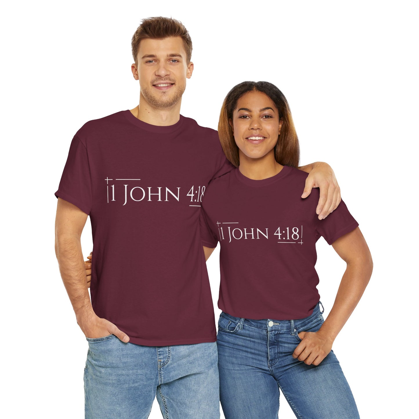 Christian T-Shirt (1 John 4:18)