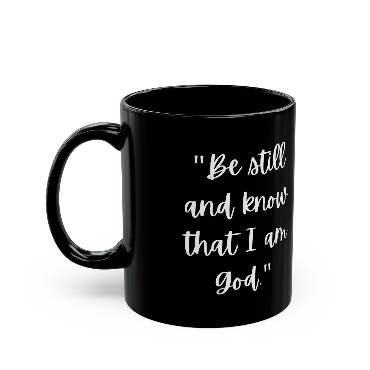 Black Mug (Psalm 46:10)