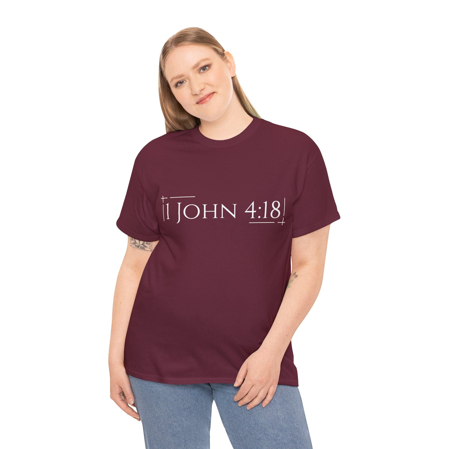 Christian T-Shirt (1 John 4:18)