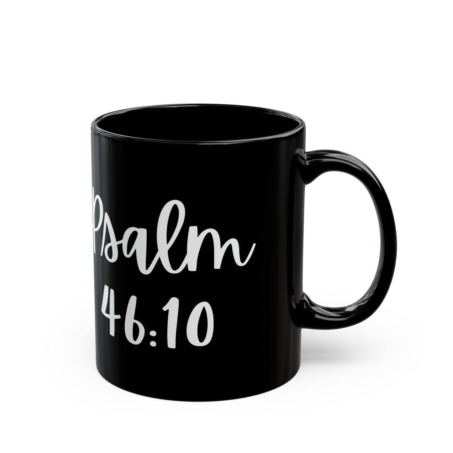 Black Mug (Psalm 46:10)