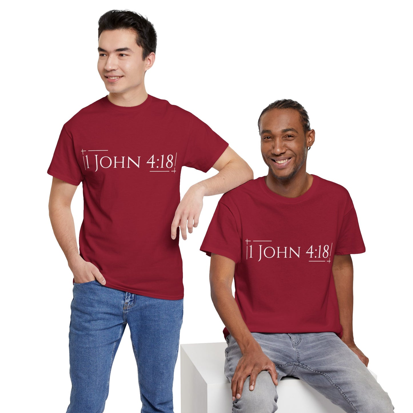 Christian T-Shirt (1 John 4:18)